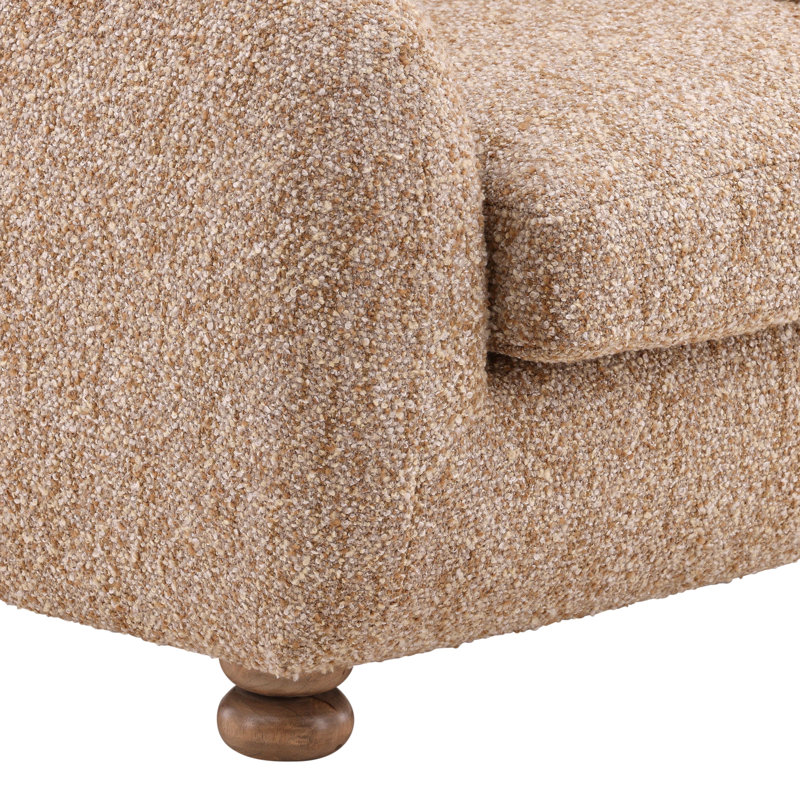 Peggy Polyester Occasional Chair, Paris Latte