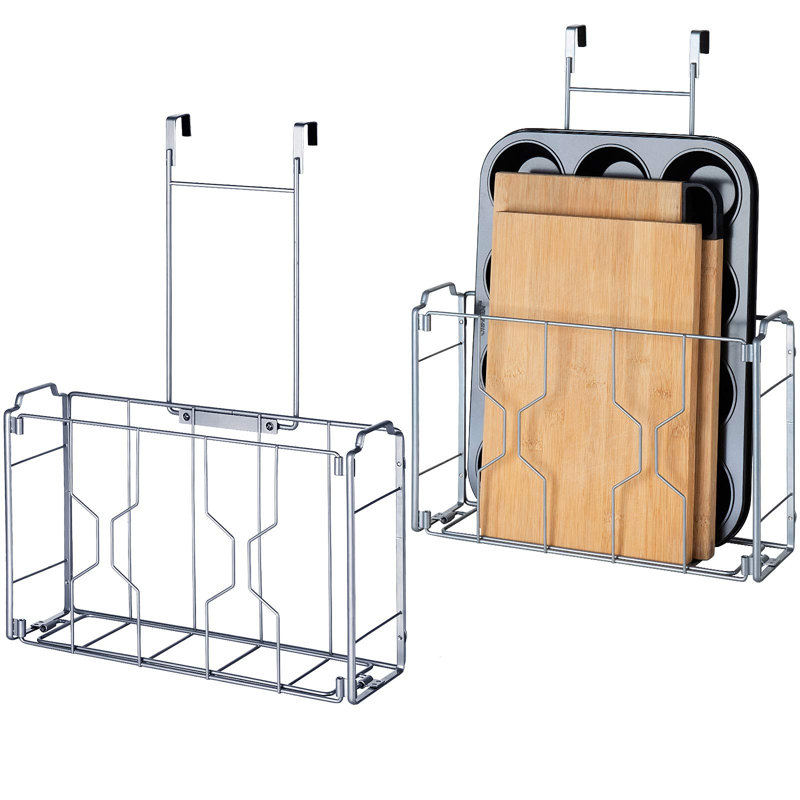 Metal Wall Organizer with Wall Baskets
