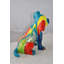 Statue en résine de chien Jack Russel Terrier de Menton, taille: 13 po x 12 po x H 8 po