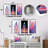 Pendular Prism Abstract Geometric I - Abstract Geometric Metal Wall Art Prints Set Of 3-1327761367