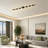 56" Modern LED Flush Mount Ceiling Light With 8 Adjustable Light Heads-1776996391