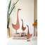 Sculptures d'oie rustiques en métal - ensemble de 3 oiseaux décoratifs