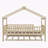 Zhayne Wooden House Bed with Trundle-1451600448-1451600462