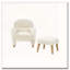 Chaise de loisir rembourrée avec repose-pieds-1838683256