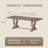 Chianti Extendable Oak Dining Table-1118818307