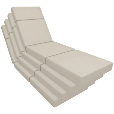4In Chaise Lounge Cushions Outdoor(Set Of 4)