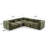 Confesor Chenille Modern L-Shaped Sectional Sofa-423731755