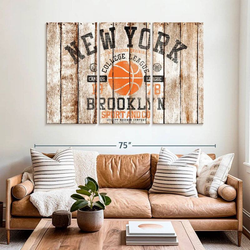 Ballon de basketball Sireci Brooklyn, H 42 po x l 65 po