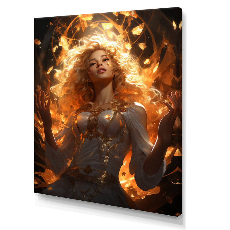 «Powerful Superhero I» sur toile, H 40 po x l 30 po x P 1,5 po, Toile tendue