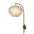 Bloom Plug-in Wall Sconce - Weathered Brass, 10" Diameter Shade