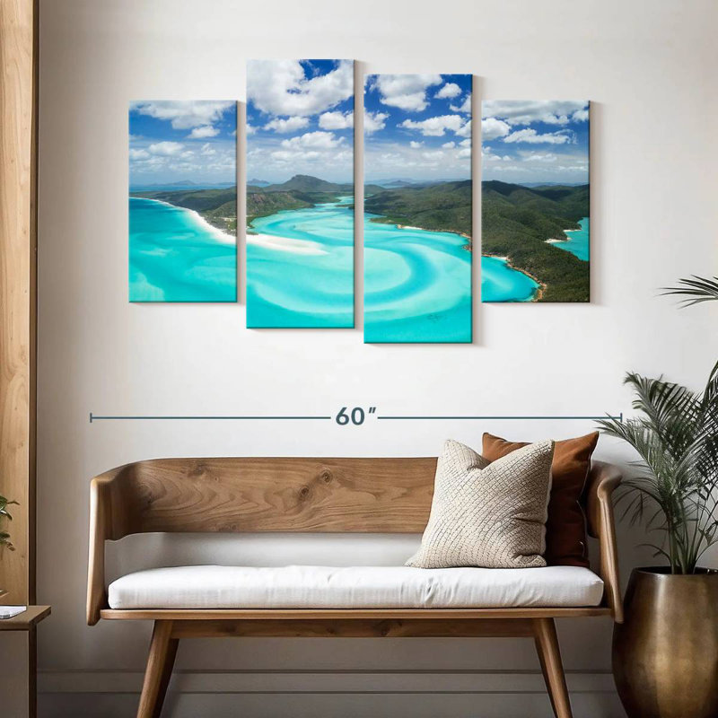 Îles Gillits Whitsunday, H 32 po x l 52 po