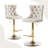 Aimili Swivel Upholstered Adjustable Height Counter Stool with Solid Wood Frame-1813572088