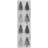 Machine Washable Indoor/Outdoor Christmas Tree Xhevrie Gray Rug-1473191873
