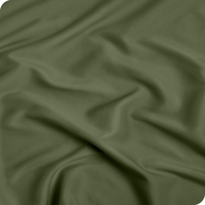 Microfiber Fitted Sheet, Cypress, Short Queen Fitted Sheet