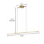 Luminaire suspendu linéaire à 1 lumière pour îlot de cuisine Jerger-237219209-237219205-237219208