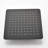 1-Spray Patterns 11.8 In. Ceiling Mount Dual Fixed And Handheld Shower Head 2.5 GPM In Matte Black