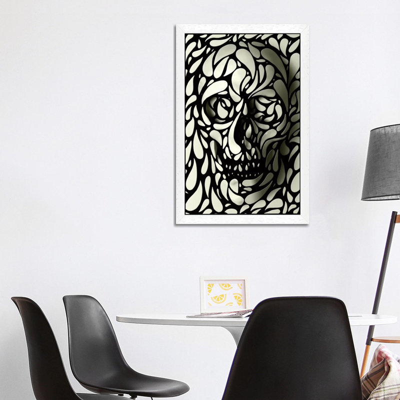 Print on Canvas, 152.5 cm H x 101.5 cm W, White Framed