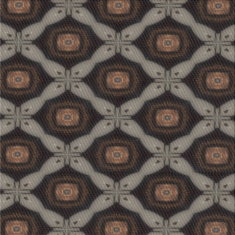 Geometric Indoor Rug, Square 8'