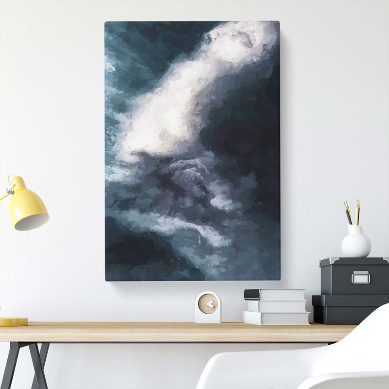 Ocean Moods Abstract Art - Wrapped Canvas, 60cm H x 40cm W x 3cm D