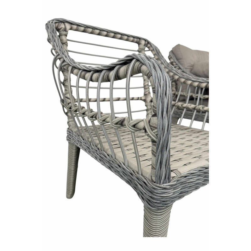 Ensemble de mobilier de jardin, Beige