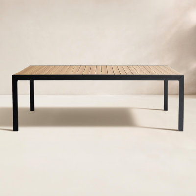 Cenka 118" Extendable Patio Dining Table
