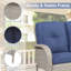2 - Person Patio Conversation Set with Cushions-88549461-88549462