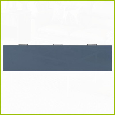 U-Style Coffee Table with 3 Drawers &amp; Shelf, 62.2'' Wide Easy-Clean for Living Room Entryway