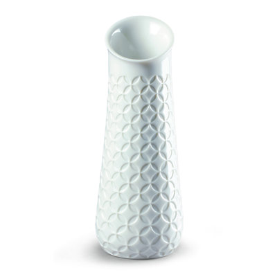 Vase de table en porcelaine blanche Hitoiki