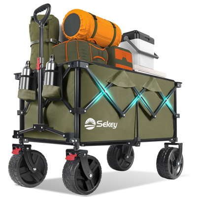 Collapsible Foldable Wagon with 330lb Capacity