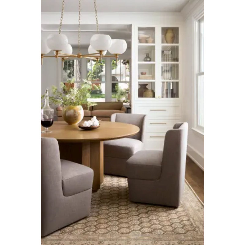 Agra Handmade Wool Area Rug, Rectangle 6' x 9'