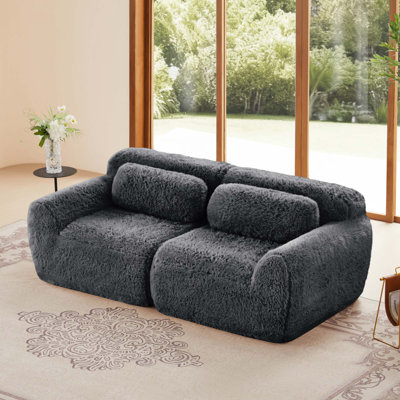 2-Seater Modular Sectional Sofa Couches