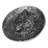 Wolf Incense Burner with Triple Moon & Celtic Knotwork, 5-Inch Round Ash Catcher