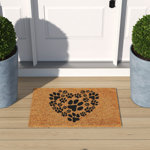 Dorgan Non-Slip Valentine's Day Outdoor Doormat