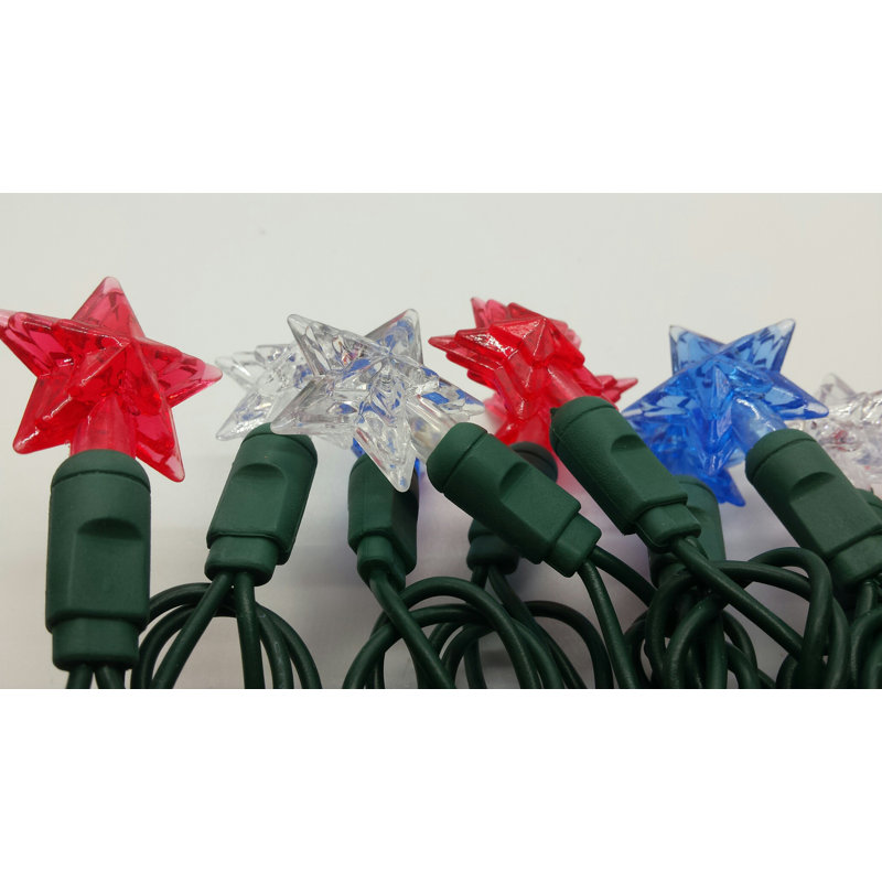 Guirlande lumineuse, Rouge / Blanc / Bleu