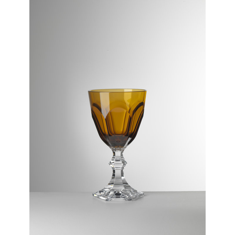 Dolce Vita Goblet, Amber, 9 oz