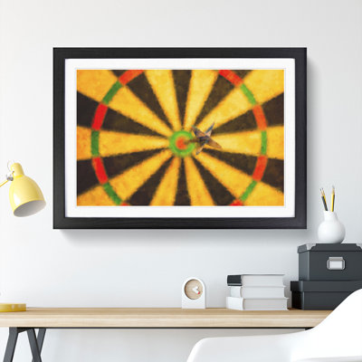 Bulls Eye Dartboard - Picture Frame Painting