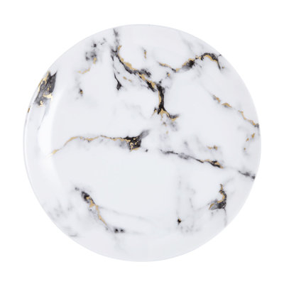 Marble Venice Fog Fine Bone China Dinner Plate