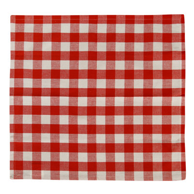 Arlington Cotton Gingham Square Napkin