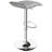 Adjustable Spin Bar Stool with Solid Wave Seat-1442324147