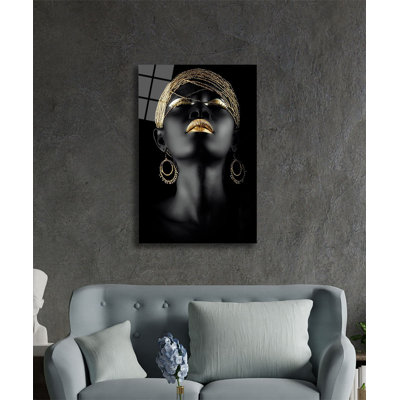 Élégante peinture décorative en verre trempé 18,1 po x 28,3 po | 100% verre trempé, épaisseur: 0,16 pouce | Superbe œuvre d'art pour la décoration intérieure, le salon et les espaces de bureau, durable et facile à nettoyer