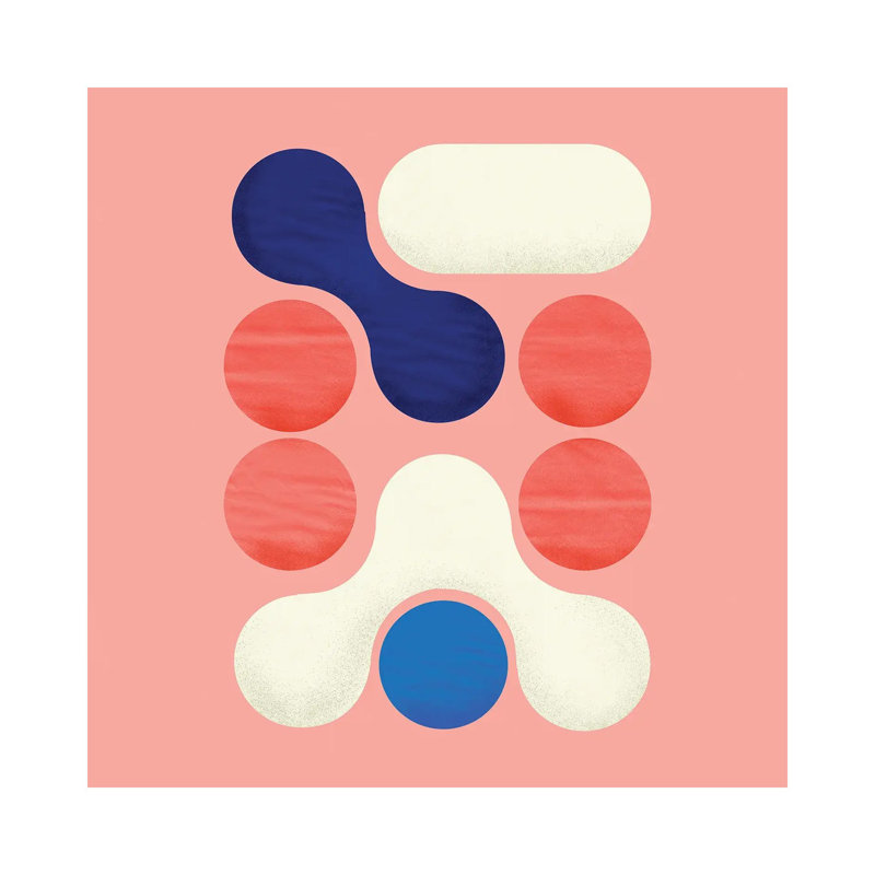 Geometric Abstract III by Show Me Mars - Wrapped Canvas Gallery-Wrapped Canvas Giclée, 30.48 cm H x 30.48 cm W