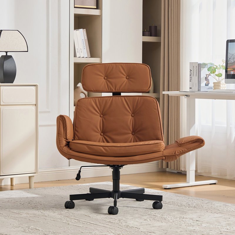 Fauteuil de bureau Criss, Brun, Brun, Noir