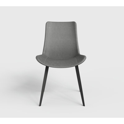 Chaise en cuir Luhey