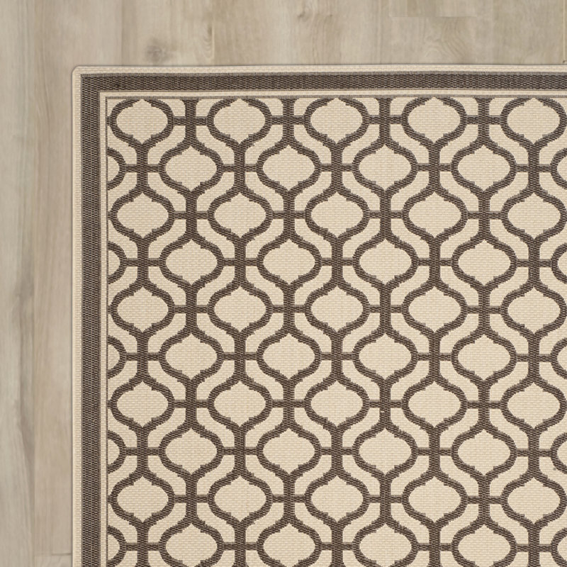 Tapis à motif géométrique Tangier Martha Stewart, Rectangle 4 pi x 5 pi 7 po