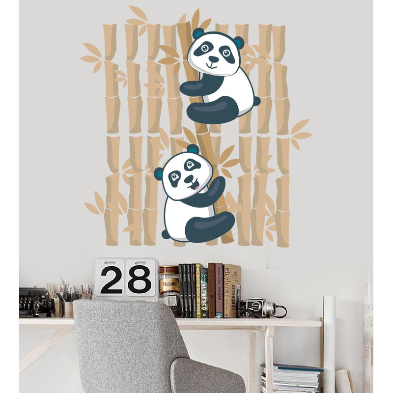 Adhésif décoratif animaux sauvages, Brun