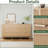 Fluted 9-Drawer Large Capacity Dresser Cabinet, 59'' Wide Wood Chest With Metal Handle, Natural-1267417190