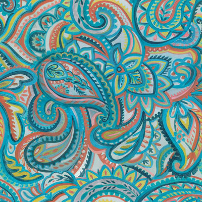 Motif cachemire émeraude III