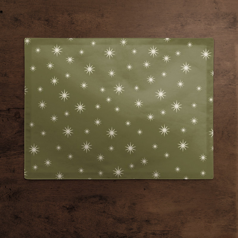 Napperon en coton 14 po Bickmore, Vert