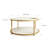 Barbara Round Coffee Table with Storage Tray-424396444