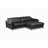 Manchester Leather Corner Sofabed with Adjustable Headrests and Storage-725919186-725919184